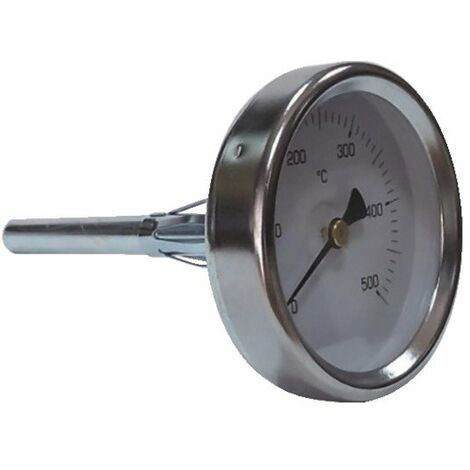 Thermomètre à plonge 100mm 500°C