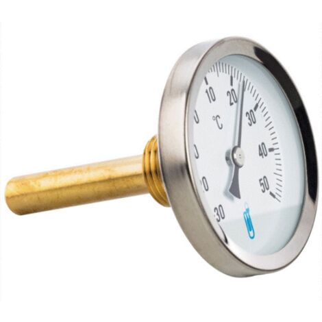 Thermomètre plongeur axial Ø63