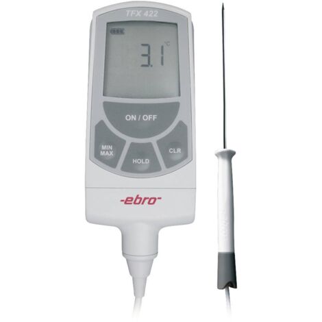 Thermomètre à sonde à piquer (HACCP) ebro TFX 422C-60 1340-5433 -50 à 200 °C conforme HACCP Y810201