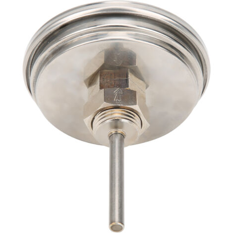 Thermomètre à sonde réglable en acier inox pour barbecue, four et grill, 50-550°F, raccord NTP 1/2 pouce