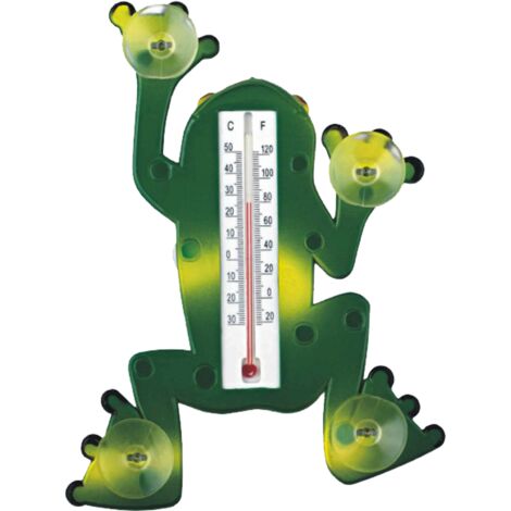 Thermomètre à ventouse grenouille dessin animé thermomètre intérieur et extérieur