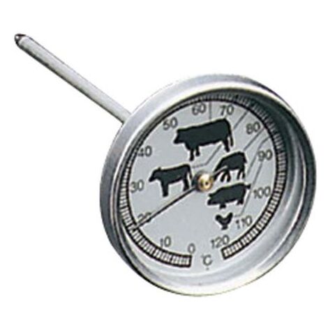 Thermomètre à viande Metaltex en acier inoxydable