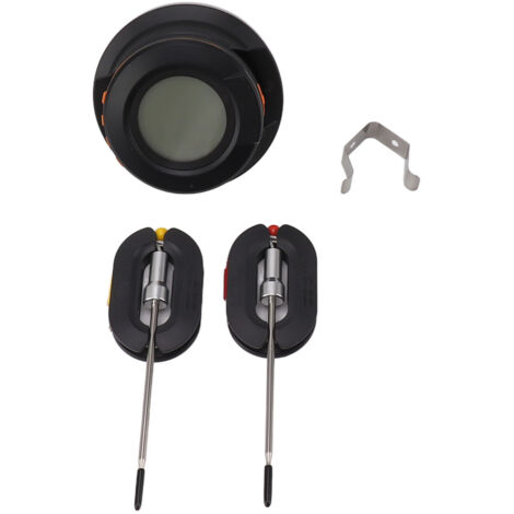 Thermomètre à viande numérique avec écran sans fil, alarme APP, étanche, lecture rapide pour grill, fumoir, cuisine, 2 sondes