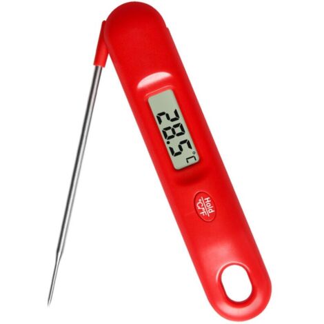 Thermomètre à viande numérique - Lecture instantanée 3 fois plus rapide en 0,5 seconde, précision du thermomètre de cuisson des aliments ± 0,1 ℃, ouvre-bouteille pour gril de cuisine