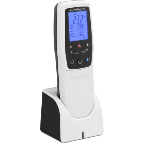 Thermomètre Alimentaire Professionnel Sans Contact HACCP Infrarouge -40 - 300 °C - Bleu, Taupe