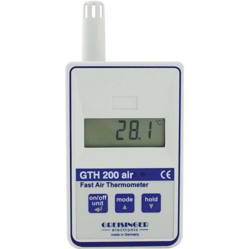 Gth 200 air Appareil de mesure de température -25 - +70 °c sonde Pt1000 X10013 - Greisinger