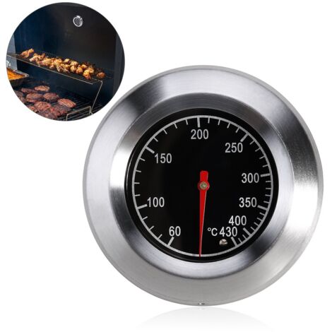 Thermomètre analogique bimétallique pour poêles à bois et barbecues