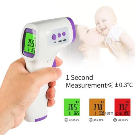 Thermomètre Bébés Thermomètre pour Enfants - Adultes - Surface des Objets, Thermomètre Frontal Infrarouge Numérique Sans Contact-17