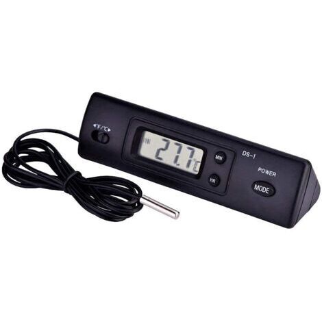 Thermomètre Compteur De Température Numérique À Cristaux Liquides LCD Mesure De L'humidité Capteur De Sonde Câblé pour Réfrigérateur Aquarium Climatiseur