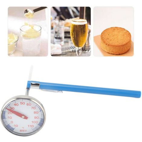Thermomètre Cuisine En Émail Dial T816 Précision ±1℃ Résistance Température Haute Matière 304 Inoxydable Avec Couvercle Plastique