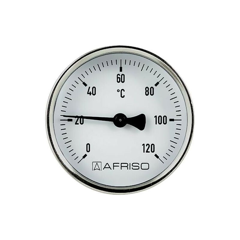 Thermometre d'applique aimanté 63mm, 0 - 120°C