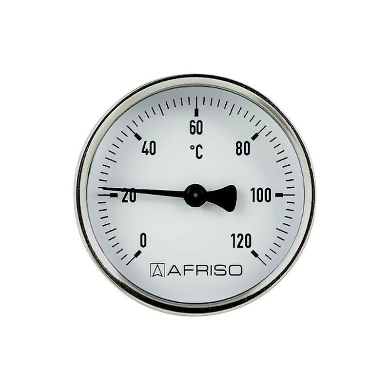 Thermometre d'applique aimanté 80 mm, 0 - 60°C