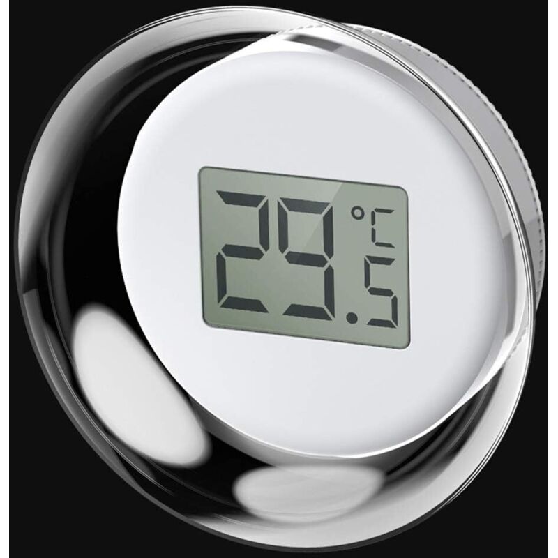 Thermomètre d'aquarium, LCD étanche Jauge de température numérique Moniteur de température sous-Marine avec Ventouse pour Aquarium Étang de Reptiles