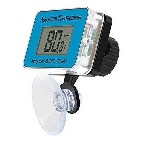 Thermomètre d'aquarium numérique avec thermomètre d'aquarium et ventouse pour la température de l'eau