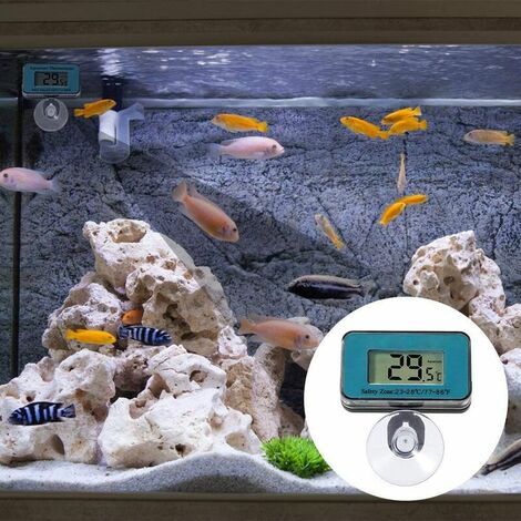 Thermomètre d'aquarium Thermomètre d'aquarium numérique Affichage de la température de l'aquarium/terrarium/eau -50°C à 70°C
