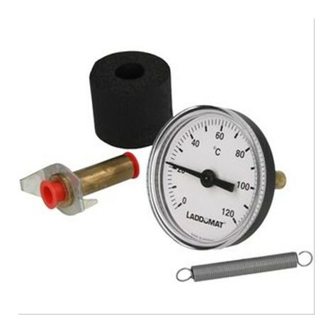Thermomètre de contact TermoQuick, max 120°C, tuyau Ø20 à 90mm