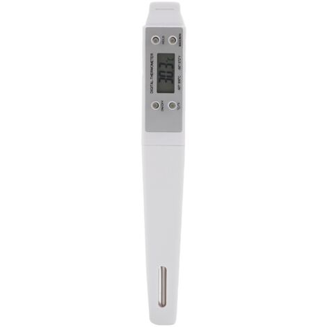 Thermomètre de Cuisine Électronique pour Boulangerie Lait Café Blanc
