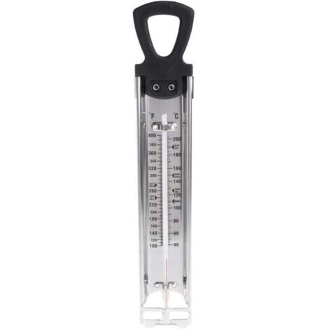 Thermomètre de cuisine en acier inoxydable pour confiture, sucre, bonbons, liquide