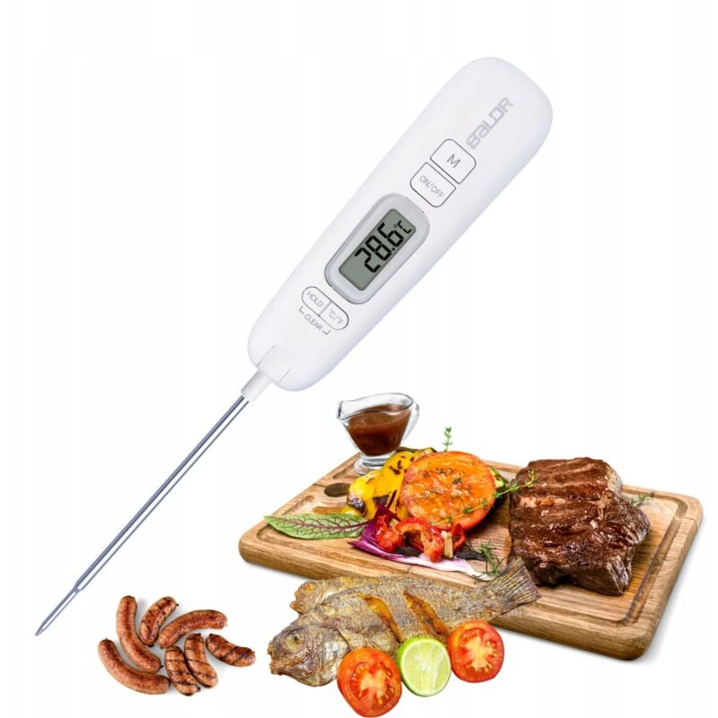 Thermomètre De Cuisine Numérique Pour Viande, Poisson, Boulangerie, Grill, Lcd