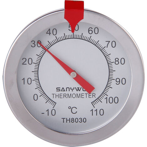 Thermomètre de cuisine numérique Sonde alimentaire numérique Clip de bouilloire sur le cadran Thermomètres de bière à la maison en acier inoxydable Lait liquide chaud Cuisine Cuisine Sonde de cuisson