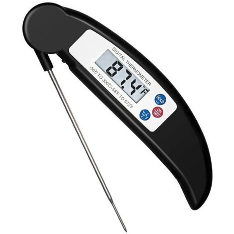 Thermomètre de cuisine TRIOM Alimentaire pour eau, vin, grillades, yerba maté, lait - Plage de température : -50 °C à 300 °C / -58 °F à 572 °F-AquaForge