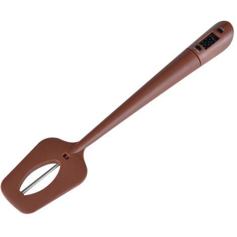Thermomètre de cuisson numérique avec spatule en silicone, thermomètre alimentaire à lecture rapide avec sonde de précision pour bonbons, chocolat, viande, thermomètre et-AquaForge