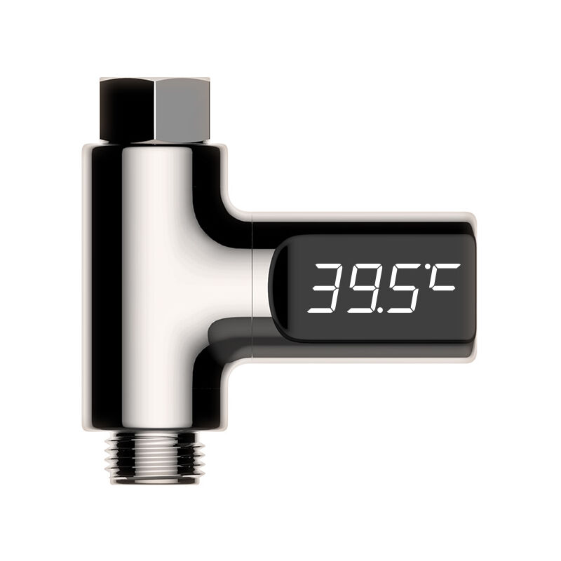 Thermomètre de Douche à LED,phe Thermomètre Numérique 5-85 ° c, avec thermomètre Rotatif à 360 °, Compteur d'eau à led, Thermomètre pour Eau de