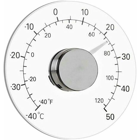 Thermomètre de fenêtre intérieur et extérieur, thermomètre météo