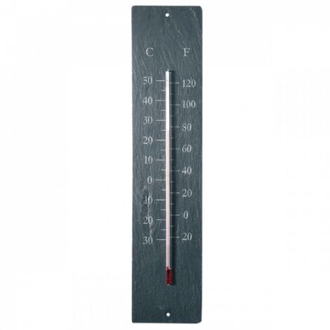Thermomètre de jardin en schiste - Esschert Design