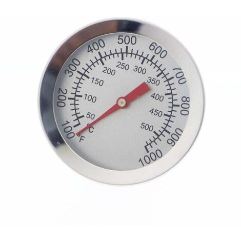 Thermomètre de mesure analogique, XU, Pour gril/viande, Pour mesurer la température de l'espace de cuisson, Pour le gril/smoker, En acier inoxydable, Thermomètre de four - KZQ