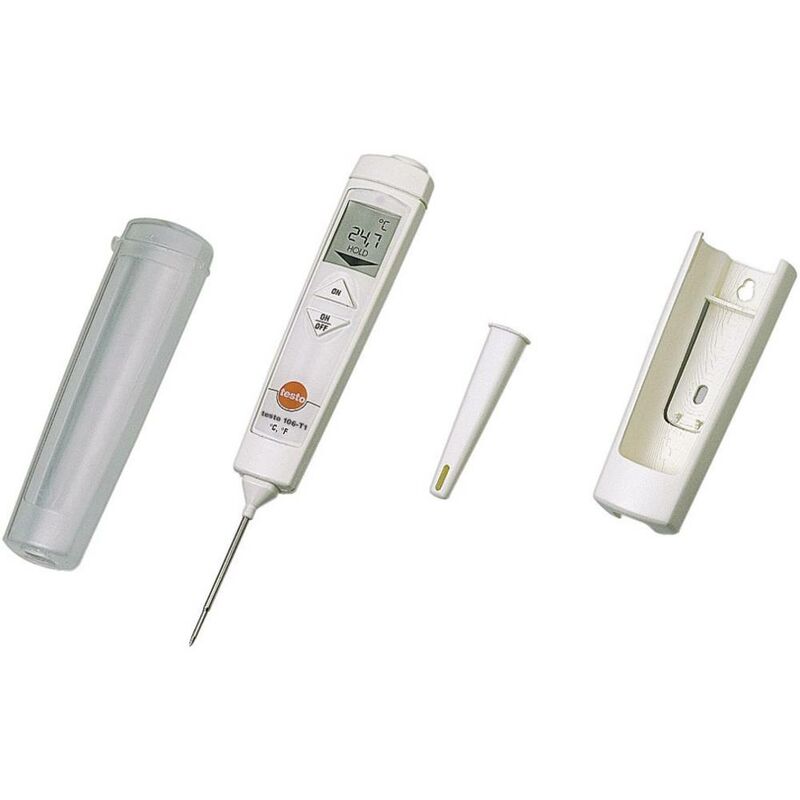 Thermomètre à sonde à piquer (HACCP) testo 106 Set 0563 1063 -50 à 275 °C sonde NTC conforme HACCP