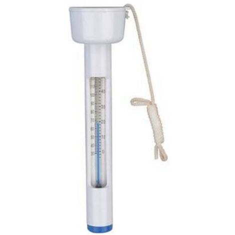 Thermome'tre de piscine flottant Domus pour piscines en ABS pour mesurer la tempe'rature de l'eau de -20 a' +50oC avec corde