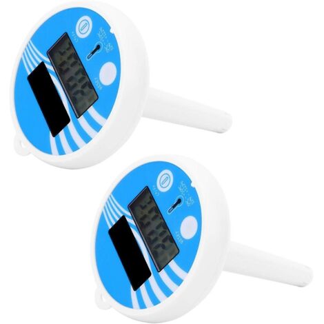 Thermomètre de Piscine Flottant Numérique, Mini, Lecture Facile pour Piscine Extérieure/Intérieure et Spa