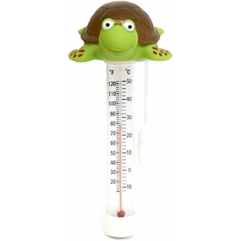 Thermomètre De Piscine Flottante Distribut De Piscine Spa Spa Thermomètre À Eau Thermomètre De Piscine Thermomètre De Piscine Avec Une Forme De Tortue Verte Pour Les Baignoires À Remous Piscine,