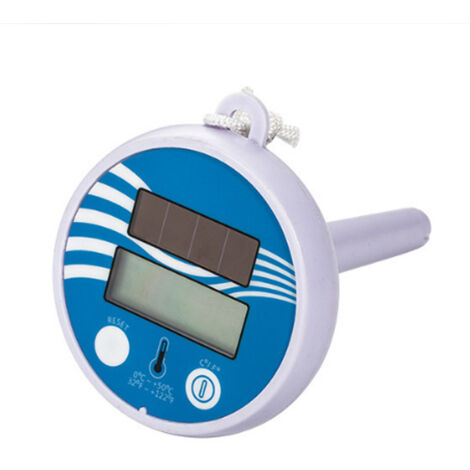 Thermomètre de piscine numérique Affichage LCD Thermomètre d'eau flottant pour piscine extérieure