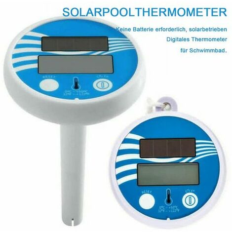 Thermomètre de piscine radio digital Thermomètre de piscine solaire digital Thermomètre de piscine flottant