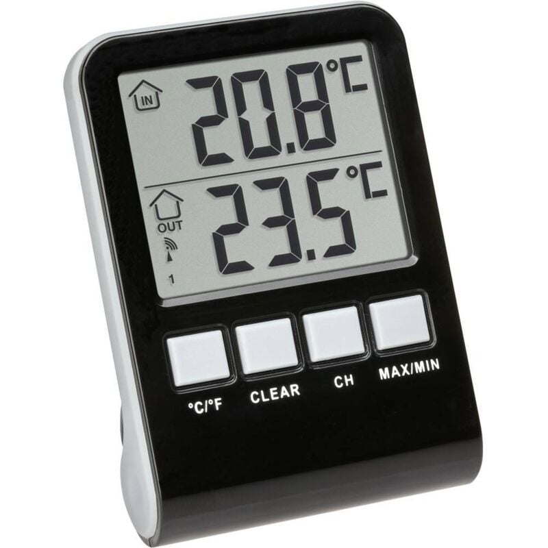 Dostmann palma thermomètre de piscine sans fil anthracite 30.3067.10 - TFA