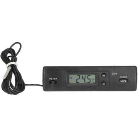 Thermomètre de Température et Humidité Multifonction pour Aquarium, Réfrigérateur, Voiture - Précis et Fiable - Sans Batterie -