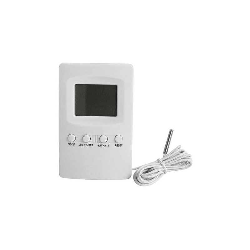 THERMOMETRE DIGITAL AVEC ALARME AT10 pour REFRIGERATEUR -...