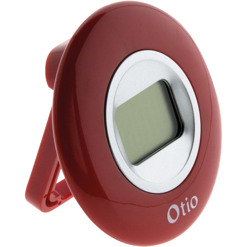 Otio - Thermomètre d'intérieur rouge Rouge