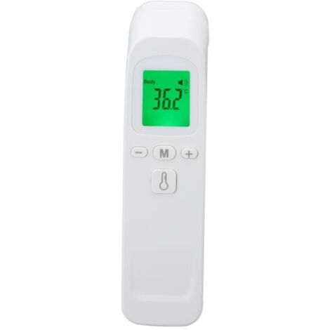 thermomètre électrique Thermomètre frontal Thermomètre infrarouge contact numérique électrique blanc jardin pluviometre