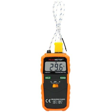 Thermomètre électronique avec sonde thermocouple Thermomètre industriel numérique