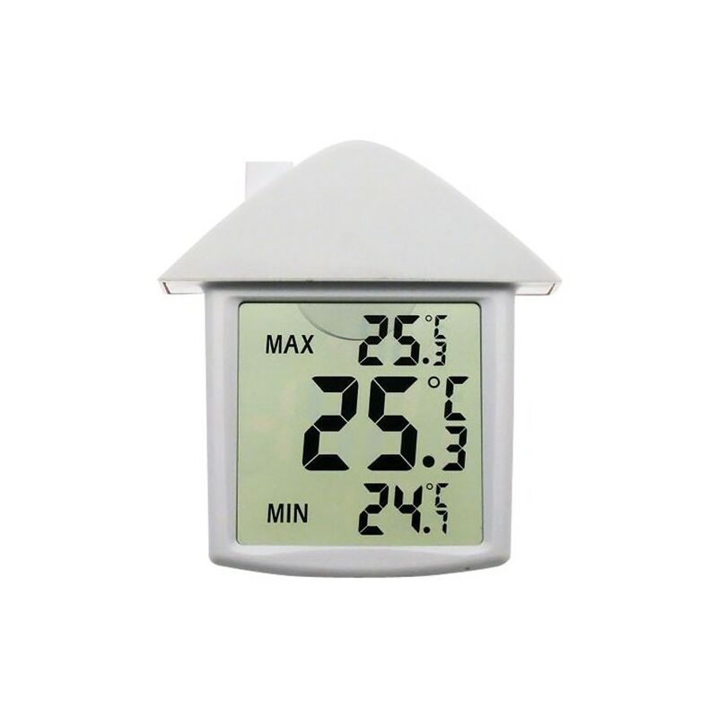 Thermometre mini maxi electronique fenetre et ventouse - Stil