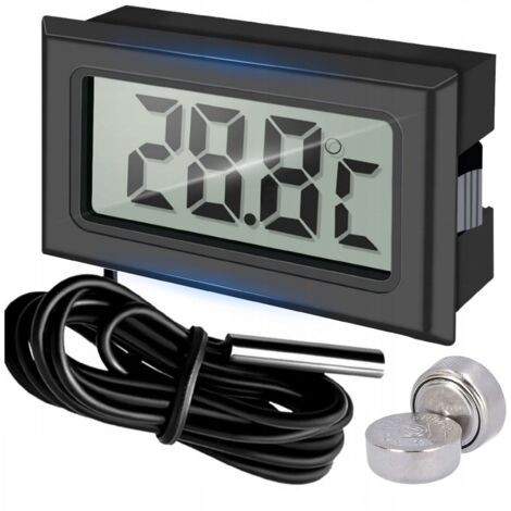 Thermomètre électronique LCD AF23 avec sonde d'aquarium