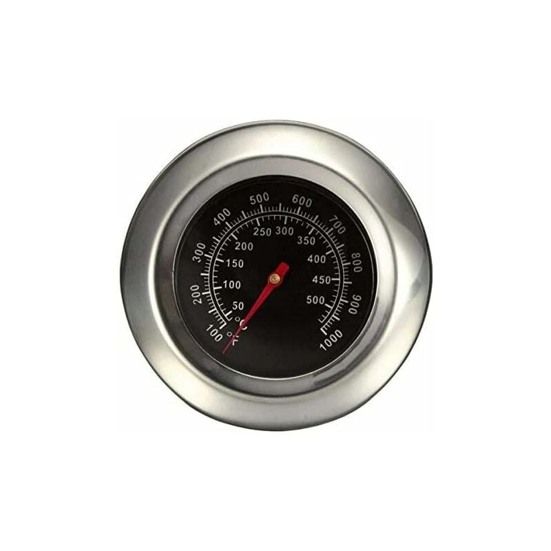 Linghhang - Thermomètre en Acier Inoxydable pour Barbecue, Thermometer de Barbecue bbq Grill avec Sonde