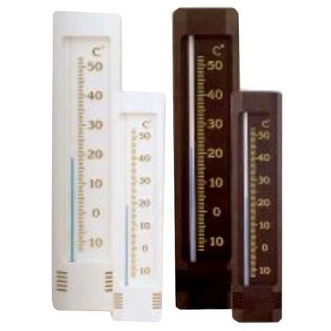 Thermomètre en plastique Lux Noir 101801 Moller