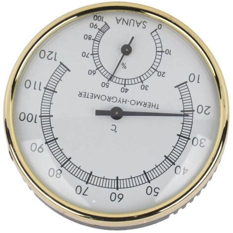 Thermomètre et hygromètre de sauna, hygromètre numérique 2 en 1 pour atelier, salle de bureau, maison