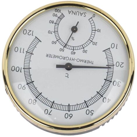 Thermomètre et hygromètre de sauna hygromètre numérique 2 en 1 pour atelier salle de bureau maison