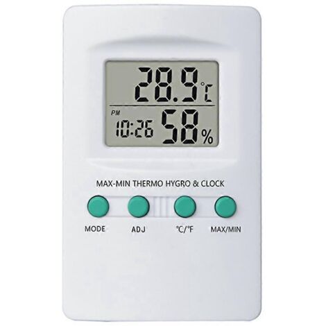 Thermomètre et hygromètre numérique multifonction --