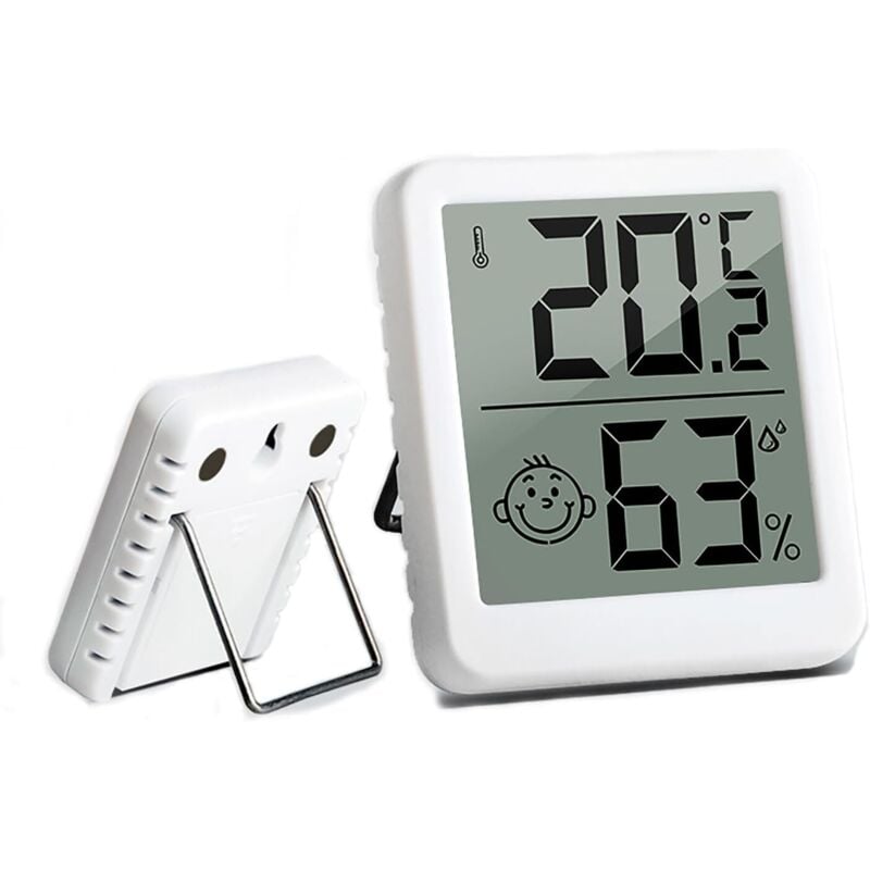 Image of Thermomètre et hygromètre numérique, thermomètre domestique pour intérieur, jauge professionnelle